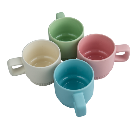 Mug 300 ml Fedra light color green carton 36 pcs.