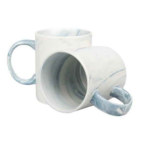 Marbled mug blue carton 36 pcs.