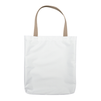 Shoulder bag white 38x40 cm - beige handle (set of 10 pcs.)