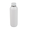 Steel sports bottle 500 ml white set of 5 pcs.