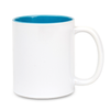 White mug - light blue inside