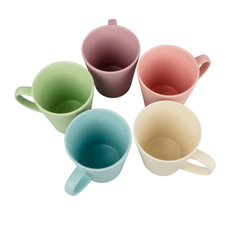 Latte cup small light color cream - matte carton 36 pcs.