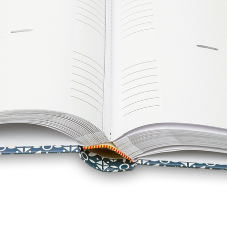 Sewn pocket album 10x15/200 photos - patterns blue