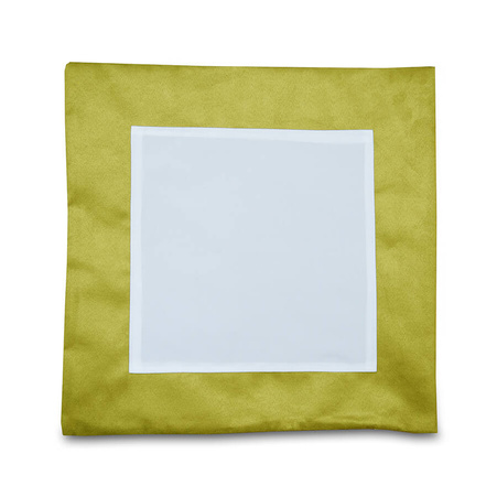 Pillowcase 40x40 suede - yellow + insert