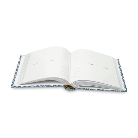 Sewn pocket album 10x15/200 photos - patterns blue