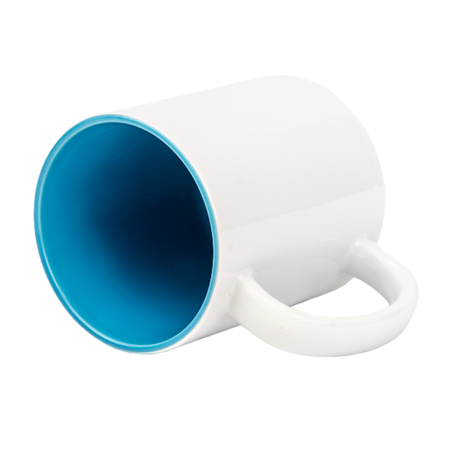 Mug white - inside light blue carton 36 pcs.
