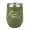 Steel mug for engraving Wine Cup - green