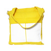 Canvas bag with pockets - yellow