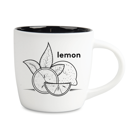 Boston mug for engraving white matte - inner black carton 36 pcs.