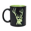 Mug for engraving matte black - inner light green carton 36 pcs.
