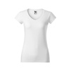 Malfini FIT V-neck women's cotton t-shirt white M