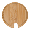Bamboo wood lid for mug with hole - sublimation