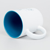 Engraving mug white matte - inner light blue carton 36 pcs.