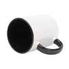 Combo white mug - black inside and handle