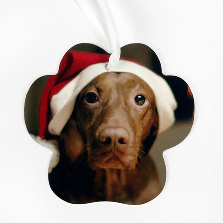 Decorative aluminum ornament Dog Paw (4449)