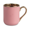 Elegant mug handle and rim gold - pink carton 36 pcs.