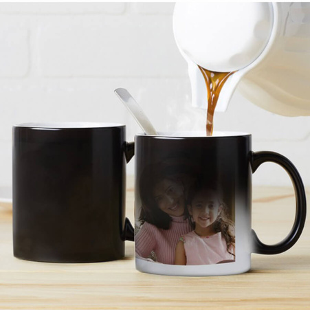Magic black semi-matte mug set of 360 pcs.