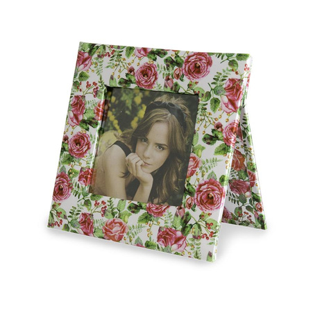 Cardboard frame /canvas texture/ 10x10 cm (pattern 9198)