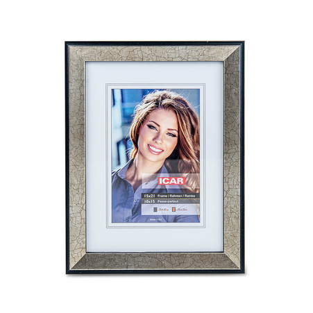 Wooden photo frame 15x21 - DRI_R_24 - silver color