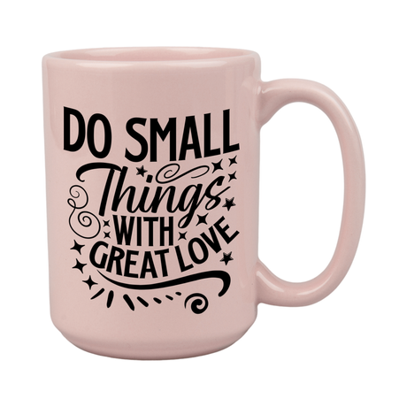 Mug 440 ml light color pink