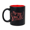 Mug for engraving matte black - inner red cardboard 36 pcs.
