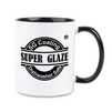 Combo SuperGlaze white mug - black handle and inside carton 36 pcs.