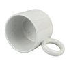 Ravenna mug 400 ml spotted white carton 36 pcs