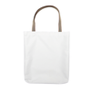 Shoulder bag white 38x40 cm - color handle