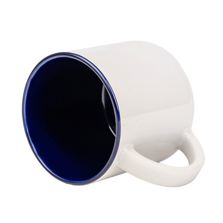 White mug 400 ml wide - inside navy blue carton 36 pcs