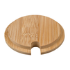 Lid of bamboo wood (with opening ) for mug - sublimation (set of 10 pieces)