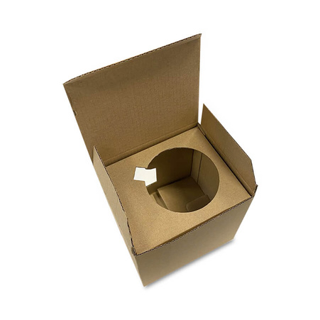 Cardboard packaging for Latte cups small with insert and window - eco (set of 10 pcs)