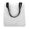 Shoulder bag white 36,5x33,5 cm - handle black (set of 10 pieces)