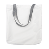 Shoulder bag white 38x40 cm - handle gray