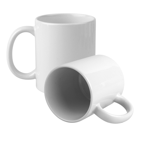 White mug - SuperGlaze Gold half pallet - 432 pcs.