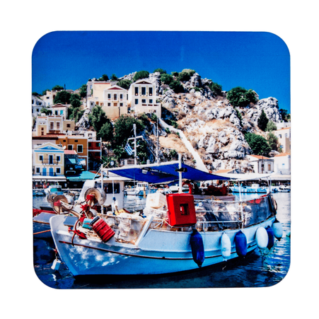 Podkładka MDF pod kubek kwadratowa 4MD /korek 9,5x9,5 cm - 10szt