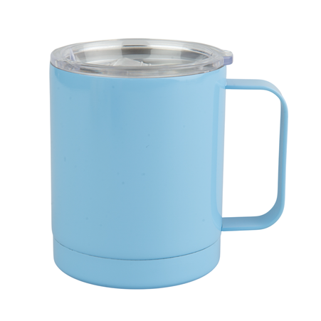 Steel mug 330 ml light color blue