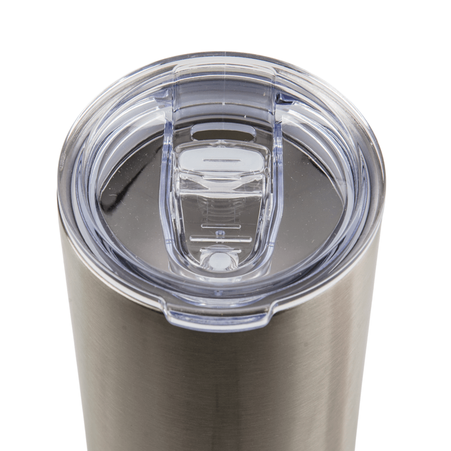 Steel 500 ml thermobottle with cork bottom silver