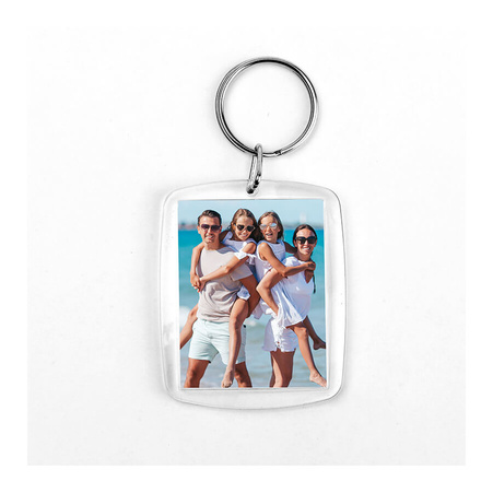 CR_45 acrylic key ring - 35x45 mm (kpl. 5 pcs.)