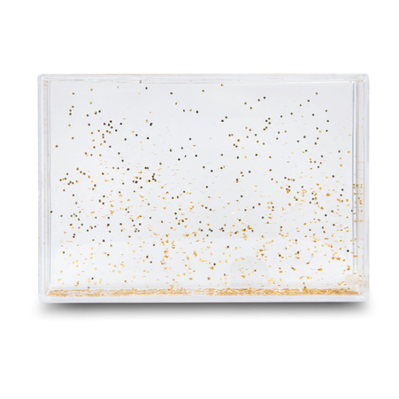 Water frame 10x15 - gold glitter