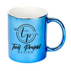 Mug metallic blue - glossy carton 36 pcs.
