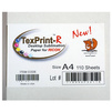 TexPrint-Ricoh gel sublimation paper - (TexPrint DT/Heavy) A4 110 arcs.