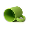 Frosted mug - green carton 36 pcs.
