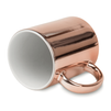Copper metallic mug - shiny