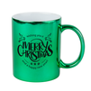 Mug metallic green - shiny
