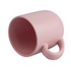 Coffee mug 290 ml matte light color pink carton 36 pcs.