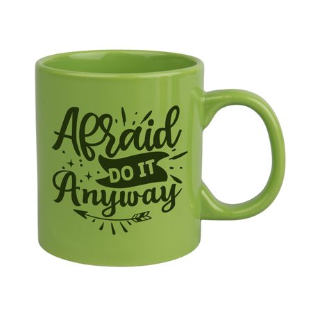 BIG 590 ml mug - green carton 36 pcs.