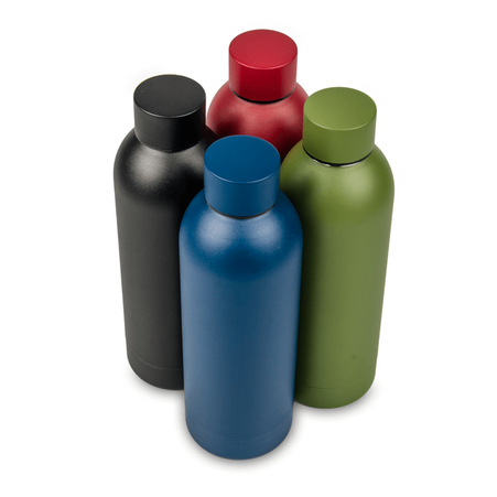 Butla stalowa 500 ml do graweru - czerwona