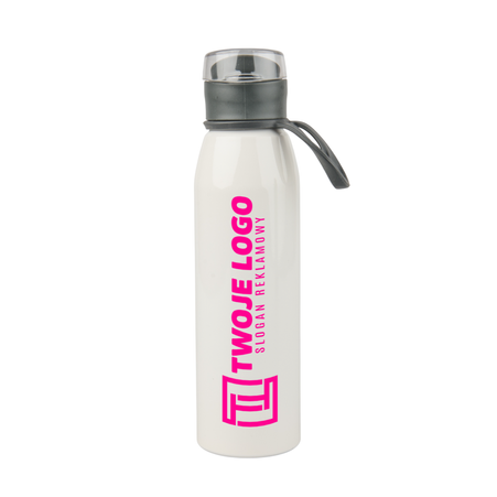 Aluminum 650 ml Fit bottle - white