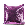 Sequin pillowcase - purple/white - sale !