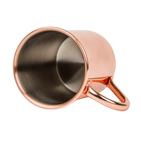 Steel mug 330 ml copper color narrow